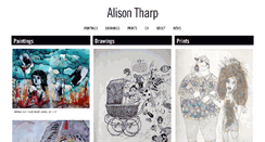 Desktop Screenshot of alisontharp.com